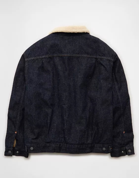 AE Sherpa Denim Jacket